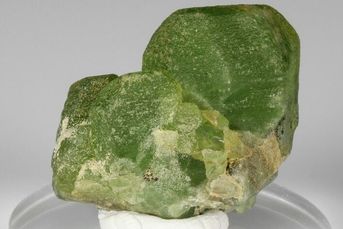 Green Olivine Peridot Crystal Cluster - Pakistan #185282